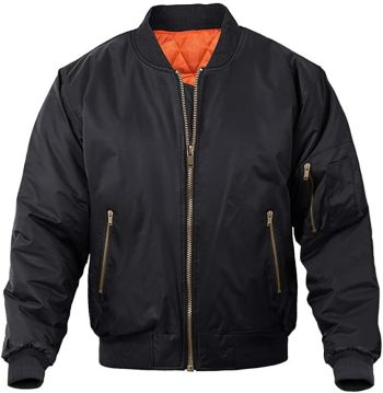 Men's Casual Military Bomber Jacket for Fall Winter