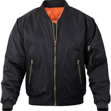 Men's Casual Military Bomber Jacket for Fall Winter